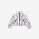 MARANT ETOILE MACKENSY retro printed zipper fleece thickened cotton jacket for women