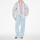 MARANT ETOILE MACKENSY retro printed zipper fleece thickened cotton jacket for women