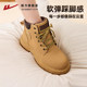 Pull-back Martin boots for women 2025 autumn and winter popular British style women's shoes mountaineering workwear short boots plus velvet rhubarb boots