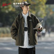 Huili lapel jacket men's autumn and winter 2024 new thickened high-end tooling top American baseball uniform trend