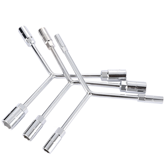 Single external hex socket wrench tool 10 universal casing screw artifact three-prong set board 17 triangle
