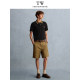 Teenie Weenie cool short-sleeved polo shirt business lapel front shoulder casual