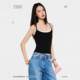 asomesome white thin suspender I-shaped vest for women in spring and summer slim fit and slim inside and outside wearing sleeveless top