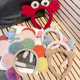 Cute face wash hairband women's 2025 new cartoon headdress tie hair band headband plush hair bundle hair card cave