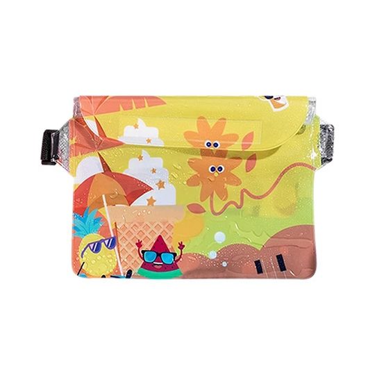 Large waterproof mobile phone bag, touchable swimming, diving and amusement park protective cover, rafting equipment, large-capacity sealed bag