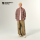 Dangerouspeople Joker Xue dsp artistic distressed plaid shirt autumn retro versatile trendy long sleeves