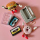 Japanese genuine TOYS SPIRITS mini retro recorder pendant gashapon recordable toy