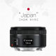 Canon EF50mm F/1.8 STM small spittoon third generation fixed focus autofocus camera lens