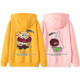 roora couple outfit coat SpongeBob SquarePants hooded sweatshirt women ins trendy large size loose street bestie outfit pullover