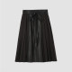 Boxing mall style pleated skirt for women in spring and autumn retro spliced ​​umbrella skirt BDQ3BD0403
