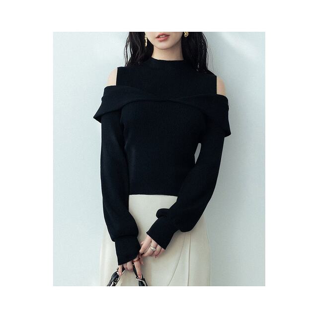 1h refundable Japan direct mail SAISON DE PAPILLON 2024 spring and summer new women's off-shoulder short model