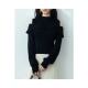 1h refundable Japan direct mail SAISON DE PAPILLON 2024 spring and summer new women's off-shoulder short model