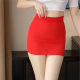 Yesexing transparent thin skirt with hip skirt short skirt underwear makes you look slim and mature sweet mesh 8076