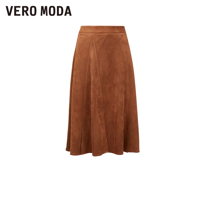 
Vero Moda Outlet Skirt in summer new high-waisted A-line midskirt retro commuting elegant women versatile trend