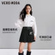 Vero Moda Outlet Skirt in summer new style new Chinese style high waist pleated dragon embroidered short skirt popular