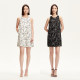 Vero Moda Outlet Dress 2025 Summer New Shopping Mall Same Round Neck Print Sleeveless Short Skirt Loose