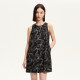 Vero Moda Outlet Dress 2025 Summer New Shopping Mall Same Round Neck Print Sleeveless Short Skirt Loose