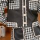 Vero Moda Outlet Jacket Women's Spring and Autumn New Houndstrap Small Flavor Sheep Retro Jacket Trendy