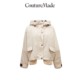 Vero Moda Outlet down jacket for women in winter new style can be detached and worn with 90% white goose down jacket casual short style