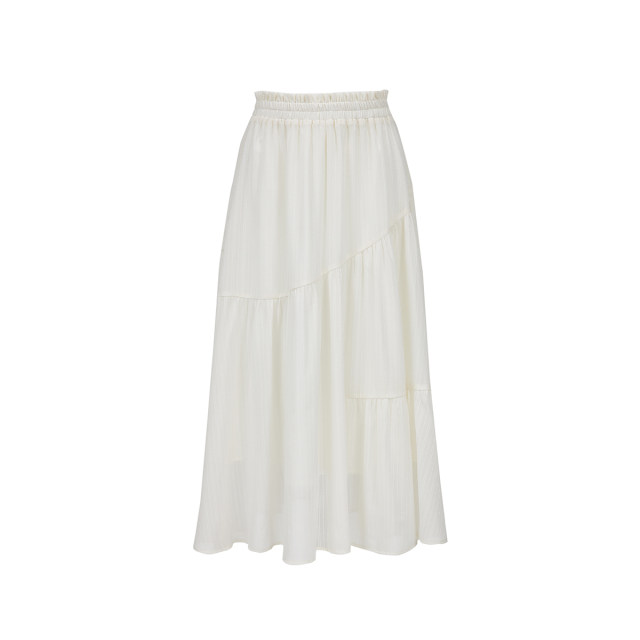 Vero Moda Outlet Skirt 2025 Summer New Elastic Waist Umbrella Skirt Temperament Romantic Sweet High Waist