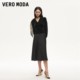 Vero Moda Outlet shirt for women in autumn and winter new velvet lapel puff sleeves slim tops are popular