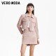Vero Moda Outlet Skirt in summer new high-waisted A-line pig leather simple and elegant commuting skirt popular