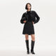 Vero Moda Outlet Skirt in summer new PU splicing Yadan style A-line short skirt commuting versatile and popular