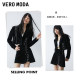 Vero Moda Outlet Skirt Summer New Fashionable Chain Strap Decorative A-line Leather Skirt Short Skirt Women's Fashion