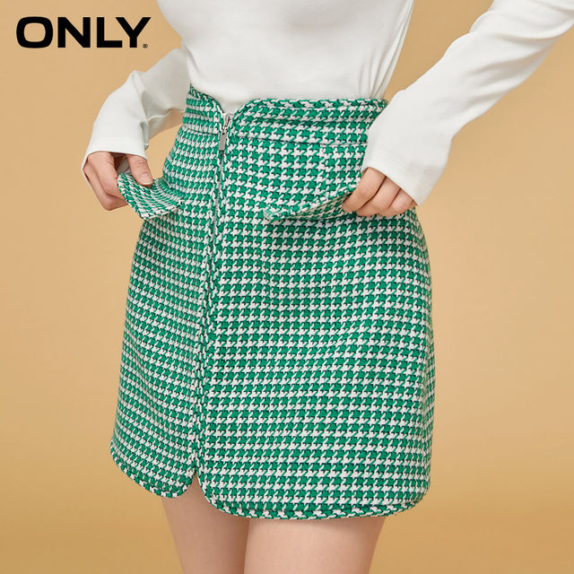 ONLY Summer Little Flavor High Waist Small Waist Zipper Short Skirt Skirt Women