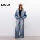 ONLY Outlet 2025 summer new 3D digital printing design loose shoulder lapel long sleeve denim jacket for women