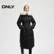 ONLY Outlet Winter 90 White Goosevelt Slim Long Down Jacket Women