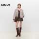 ONLY Outlet Spring Retro Slim A-line Short Leather Skirt Skirt Women