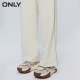 ONLY Outlet Casual Trendy Versatile Contrast Color Embroidered Wide Leg Casual Pants for Women