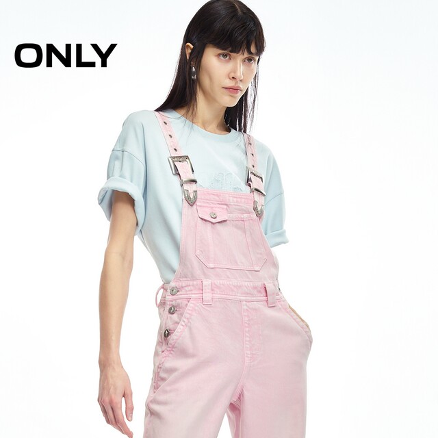 
ONLY Summer Design Female Casual and Versatile Loose Straight Strap Jeans