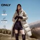 ONLY Outlet Winter 90 White Goosevelt Slim Long Down Jacket Women