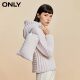ONLY Ole winter 90 white goose down hooded warm slim short down jacket for women