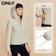 ONLY Ole winter 90 white goose down hooded warm slim short down jacket for women