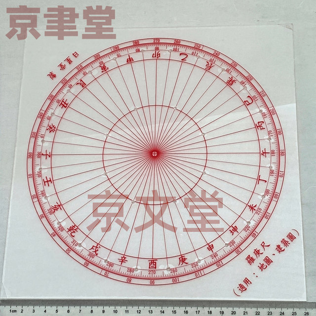 Rixingtang pole ruler map architectural drawing design drawing ...