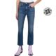 Self-operated 7 For All Mankind High Waist Slim Blue Printed Flared Jeans - Multicolor [Beautiful