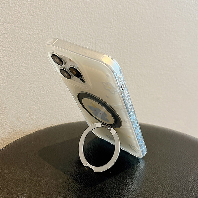 
Kabatton magnetic Dumbo suitable for Apple 16 mobile phone case new iphone17pro male 15promax female 14pro with stand 13 high-end and super good-looking, will not hit the shell in 2025