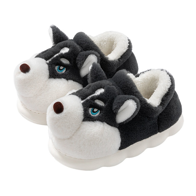 Erha Cotton Slippers Men's Winter Bag Heel Indoor Home Warm Outdoor Wear Cute Thick Soled Plush Cotton Shoes Men's Winter Style