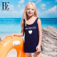 BE Fan De'an's new children's skirt-style one-piece sun protection swimsuit for middle-aged and older children, girls and primary school students holiday swimwear