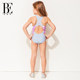 BE Van Dan Conjunction Triangle Children's Swimsuit Fashion and Lovely Little Girl New