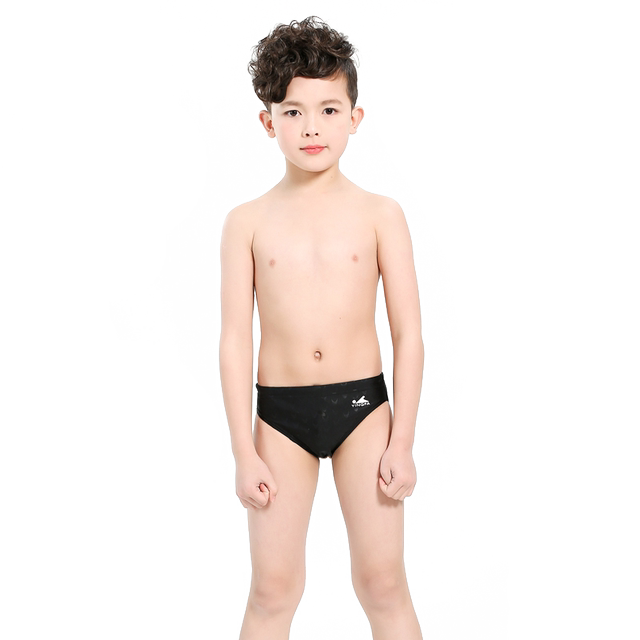Yingfa children's swimming trunks competition training briefs boys' swimwear small, medium and large boys' professional resistance swimming trunks