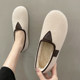 Women's autumn and winter wear plus velvet 2025 new style one-legged confinement office hottest night and night cotton shoes