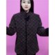New autumn and winter women's velvet warm coat Chinese style buckle mother's top color 6070 year old grandma cotton coat