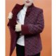New autumn and winter women's velvet warm coat Chinese style buckle mother's top color 6070 year old grandma cotton coat