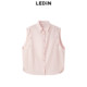 Lecho Spring New Off-Shoulder Shirt Dopamine Top C1CAE1512