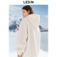 Leting imitation lamb wool hooded sweatshirt new winter three-dimensional doll loose polar fleece pullover sweatshirt