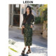 Lecho Fashion Color Printed Long Skirt Autumn New Working Skirt C2GFD3501